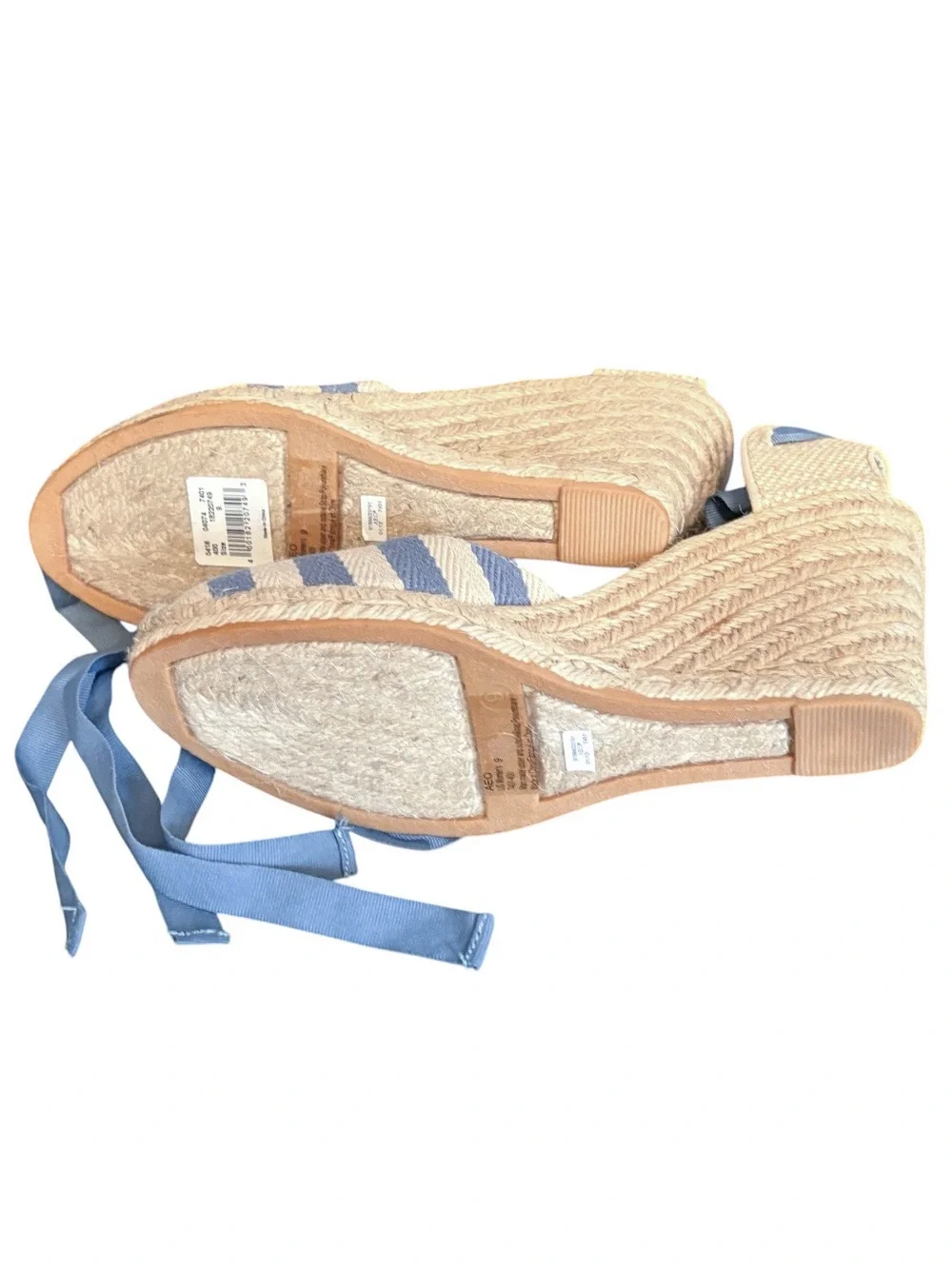 Sam Edelman for American Eagle Outfitters Striped Lace Up Espadrilles